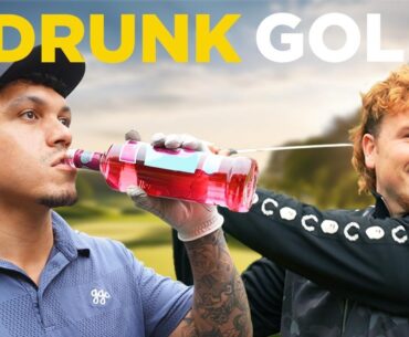 THE BEST DRUNK GOLF EVER x FAZE KAY (SIDEMEN RULES)