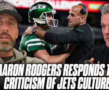 Aaron Rodgers Responds To Reports "Jets Culture Is In Complete Disarray" | Pat McAfee Show