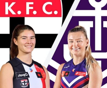 St Kilda v Fremantle Dockers AFLW Football Live from RSEA Park