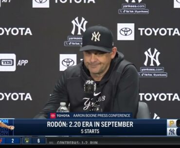 Aaron Boone recaps 4-2 loss to Pirates