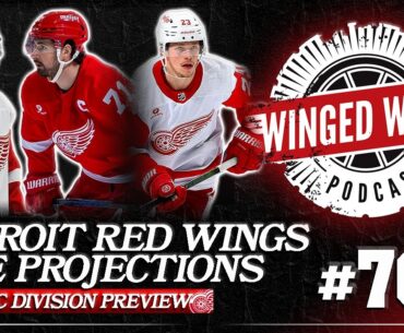 RED WINGS ROSTER PROJECTIONS & PACIFIC DIVISION PREVIEW - Winged Wheel Podcast - Sept. 25th, 2024