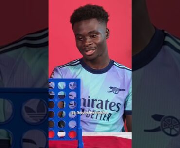 WHO WINS? SAKA VS ODEGAARD AT CONNECT 4 😂