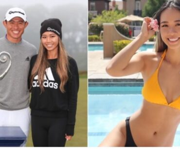 Collin Morikawa’s wife Katherine reminds him of his Canadian connection ahead of the Presidents Cup