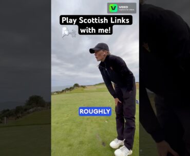 What Scottish Links Golf is really like… #scottishgolf #scotland #tigerwoods #womensgolf #golfgirl