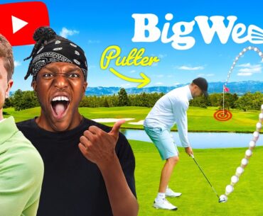 YOUTUBERS CONTROL BIG WEDGE GOLF!