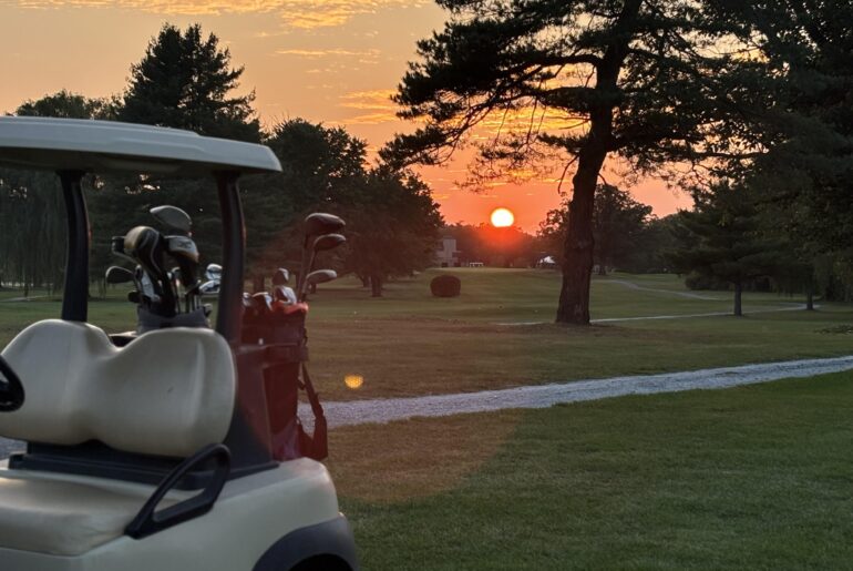 Nothing beats a twilight round with no one else around