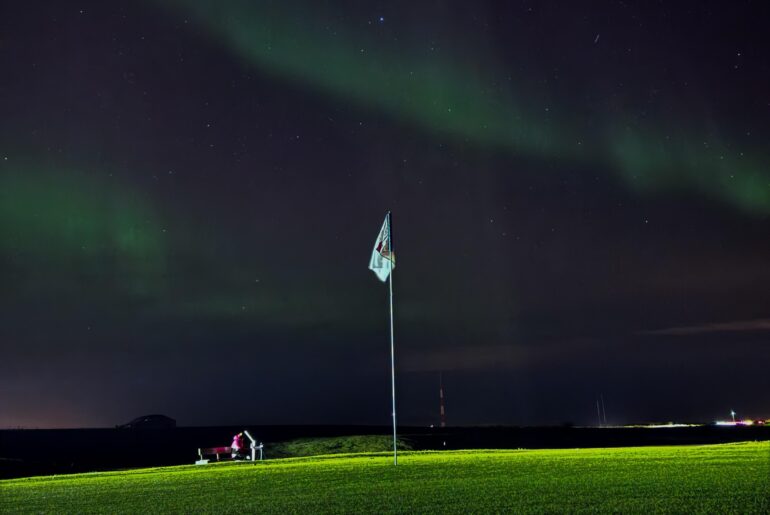 Combined my love of golf and Iceland.