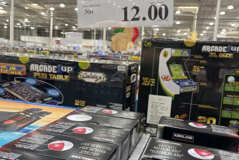 Kirkland golf balls on clearance at Costco $12 for 2 dozen