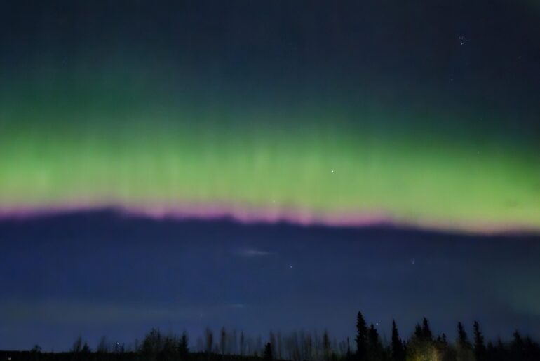 Just a nice glow golf night in Alaska