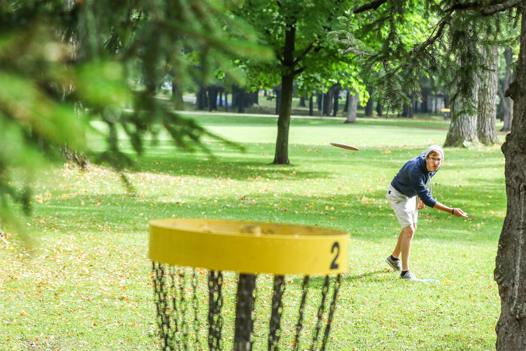 NICE PUTT! Disc golf isn't a new recreational activity and sport, but it is gaining popularity quickly.