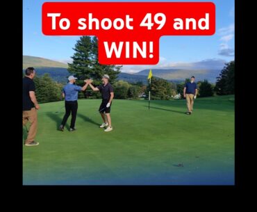 We beat Bryson Dechambeau to break 50 #golf #49 Amazong WIN!