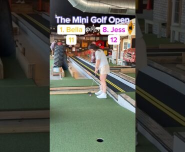 Hole 5, Round 1 of the Mini Golf Open | 1. Bella vs 8. Jess #minigolf