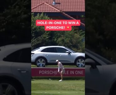 Hole in One for Porsche..#golf