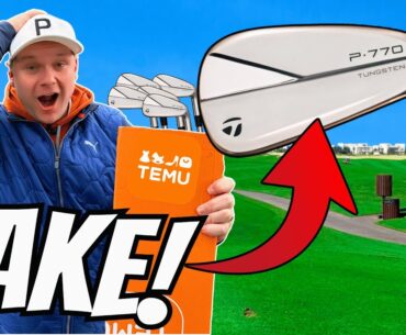 I Bought FAKE TaylorMade Irons And Put REAL SHAFTS IN THEM - BIG RESULTS!