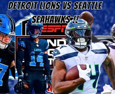 Monday Night Football Live : Detroit Lions vs Seattle Seahawks Watch Party