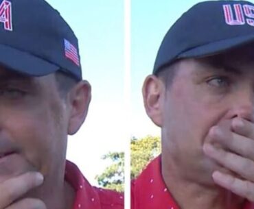 Keegan Bradley cries as Ryder Cup captain hit hard by Presidents Cup win