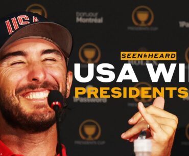 2024 Presidents Cup: Biggest Takeaways, Hilarious U.S. Press Conference Moments