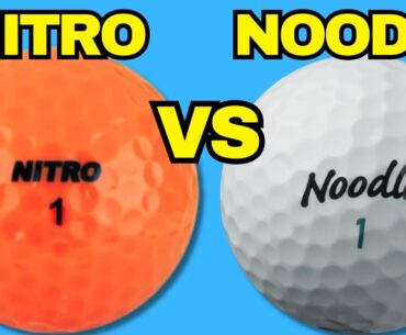 Best Budget Golf Ball? NITRO vs NOODLE Cut Open!