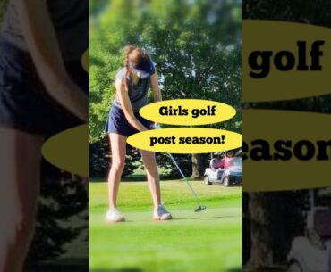 Girls golf post season is in full swing! @KaukaunaSchools@appletonwesthighschool #golf