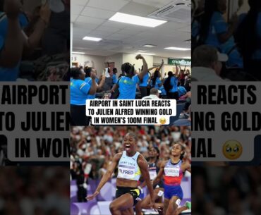 Julien Alfred won the first ever Olympic medal for Saint Lucia ❤️🥇