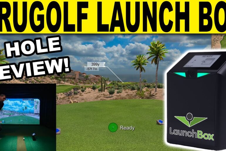 TruGolf Launch Box Review - Playing 9 Holes on e6 Connect Golf Simulator Software