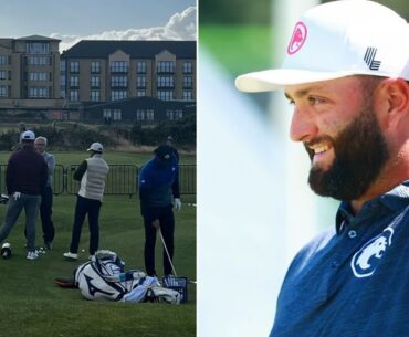 Jon Rahm spotted in talks with PGA Tour chief ahead of vital LIV Golf meeting