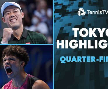 Night Session Drama! Nishikori vs Rune; Fils vs Shelton | Tokyo 2024 Quarter-Final Highlights