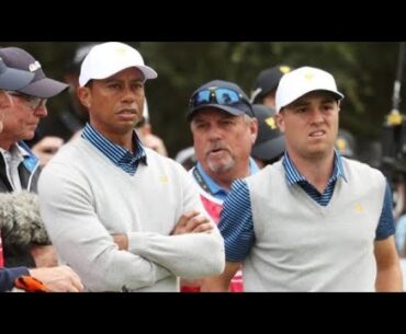 Justin Thomas opens up on tense, X-rated warning from Tiger Woods during Presidents Cup