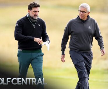 Jay Monahan, Yasir Al-Rumayyan play in same group in pro-am | Golf Central | Golf Channel