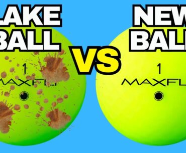 Cutting Open Lake Ball vs New Golf Ball! (Any Difference?)