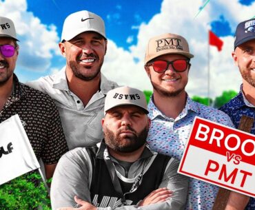 PMT Goes Head to Head With 5x Major Champ Brooks Koepka In A 3-Man Scramble