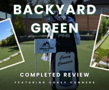 Newly Transformed Backyard Green Review | Corey Conners