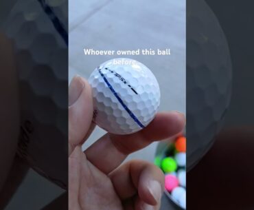 Found in The Woods: The golf ball of a Rebel #golf #shorts #lines #school #rules #punk