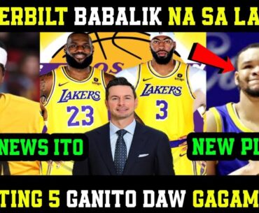 PLANO NI JJ REDDICK SA STARTING 5 IBINUNYAG NA/ GOOD NEWS VANDO MAKAKALARO NA/ K.KNOX WARRIORS NA.