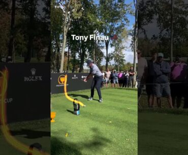 Short Back Swing Power Hitter Tony Finau Awesome Swing Motion & Slow Motion 2024