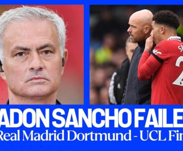 "Erik ten Hag didn't get the best out of him" | Jose Mourinho on Jadon Sancho at Manchester United 👀