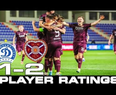 THE JAMBOS ARE BACK! DINAMO MINSK 1-2 HEARTS | PLAYER RATINGS | EUROPA CONFERENCE LEAGUE