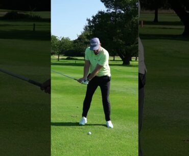 How to Swing Irons in Golf: Lead Shoulder Down or Trail Shoulder Up?