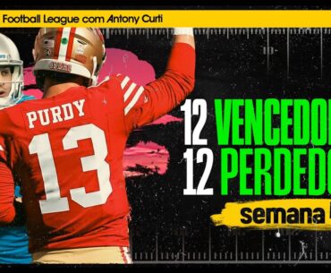 🏈 Goff, Purdy: 12 Vencedores & 12 Perdedores da Semana 4 da NFL