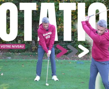 Vous avez de la difficulté avec votre rotation au golf? Respectez ces 2 points!