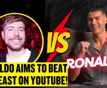 I will eliminate Mr. Beast in two years, Cristiano Ronaldo challenge the monster with a record!