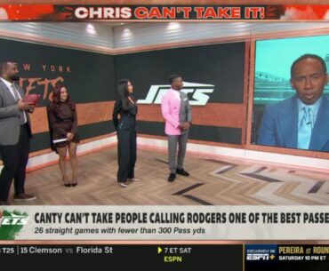 FIRST TAKE | Chris Canty can't take people calling Aaron Rodgers one of the best passers ever