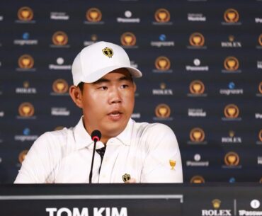 Tom Kim: U.S. players 'cursing at us' during Presidents Cup foursomes