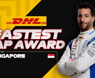 Daniel Ricciardo Sets The Fastest Lap | 2024 Singapore Grand Prix | DHL