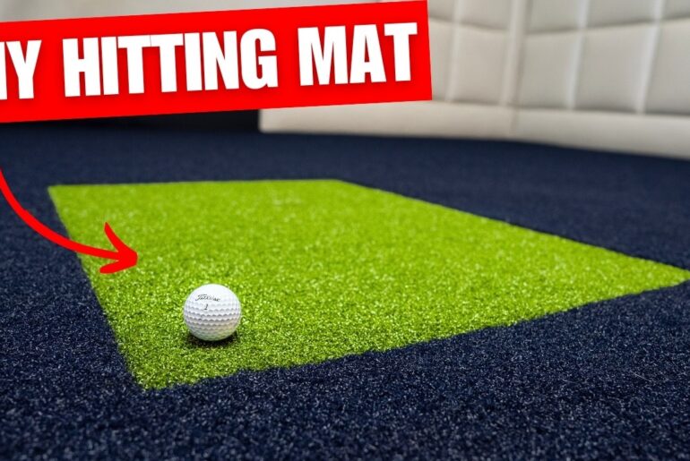 How to Make a PREMIUM Golf Hitting Mat In Under 2 Minutes! (DIY GOLF SIMULATOR)