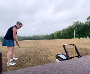 Miss Kira P Driving Range Session at Grand Geneva Resort & Spa on August 18, 2024