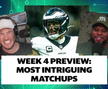 Week 4 preview: Josh Allen vs. Lamar, Geno vs. Lions, Hurts vs. Bucs D, slop watch | Football 301