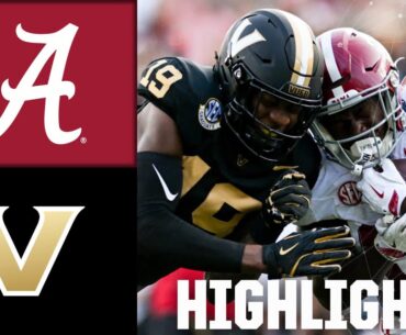 Alabama Crimson Tide vs. Vanderbilt Commodores | Full Game Highlights | ESPN College Football