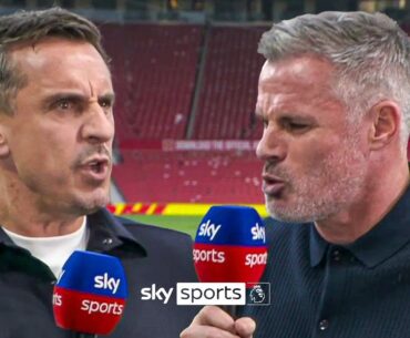 "What are you talking about?!" | Carra and Nev HEATED argument over Man United 😡