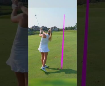 Sticking darts with wedges #golf #golfgirls